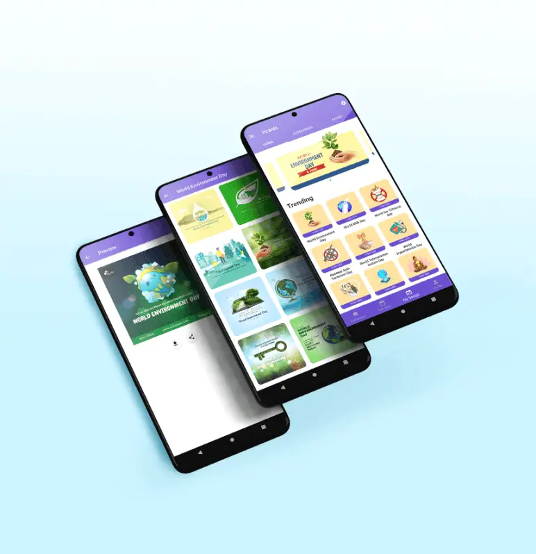 Free Social Media Post in the application